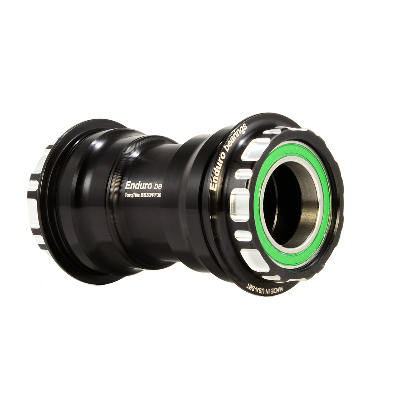 Enduro BKS-0149 - TorqTite, Stainless Steel, Angular Contact, Bearing Bottom Bracket for PF30A Framesets and Shimano 24mm Cranksets