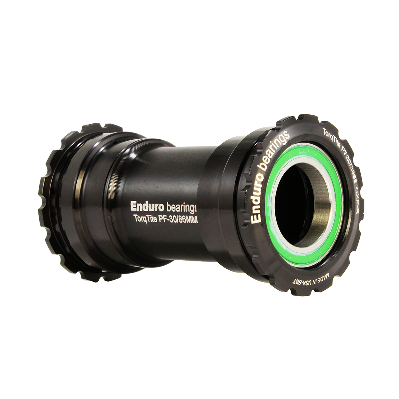 Enduro BKS-0199 - TorqTite, Stainless Steel, Angular Contact, Bearing Bottom Bracket for BB386 Framesets and SRAM GXP Cranksets