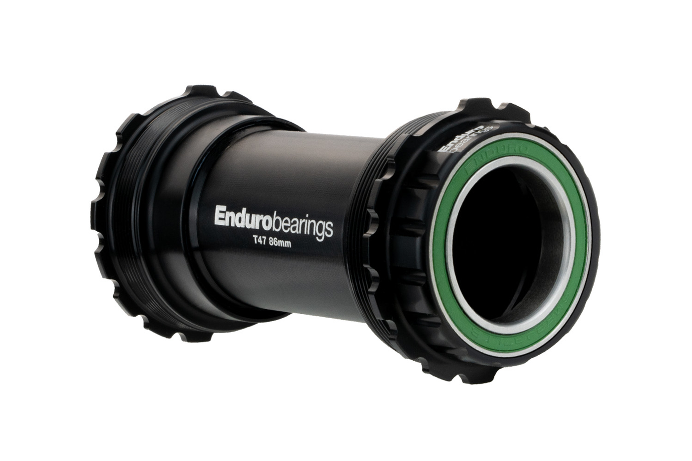 Enduro BKC-0752 - T47-Asymmetrical, Thread-In, XD15 Ceramic-Hybrid, Angular-Contact Bearing Bottom Bracket for BB386 type (30mm) spindles.